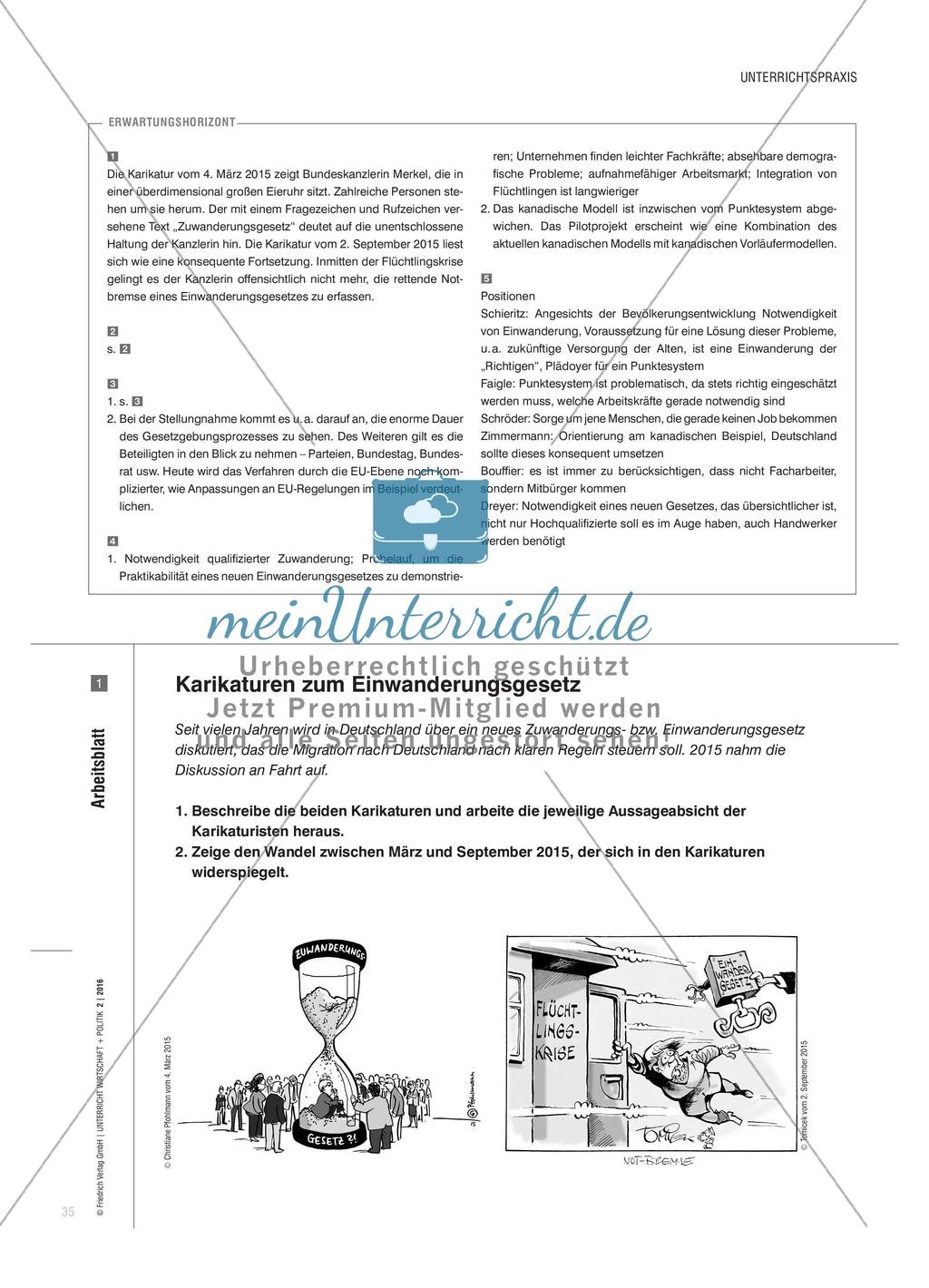 Einwanderung aktiv gestalten - Die politische Auseinandersetzung um ein neues Einwanderungsgesetz Preview 2