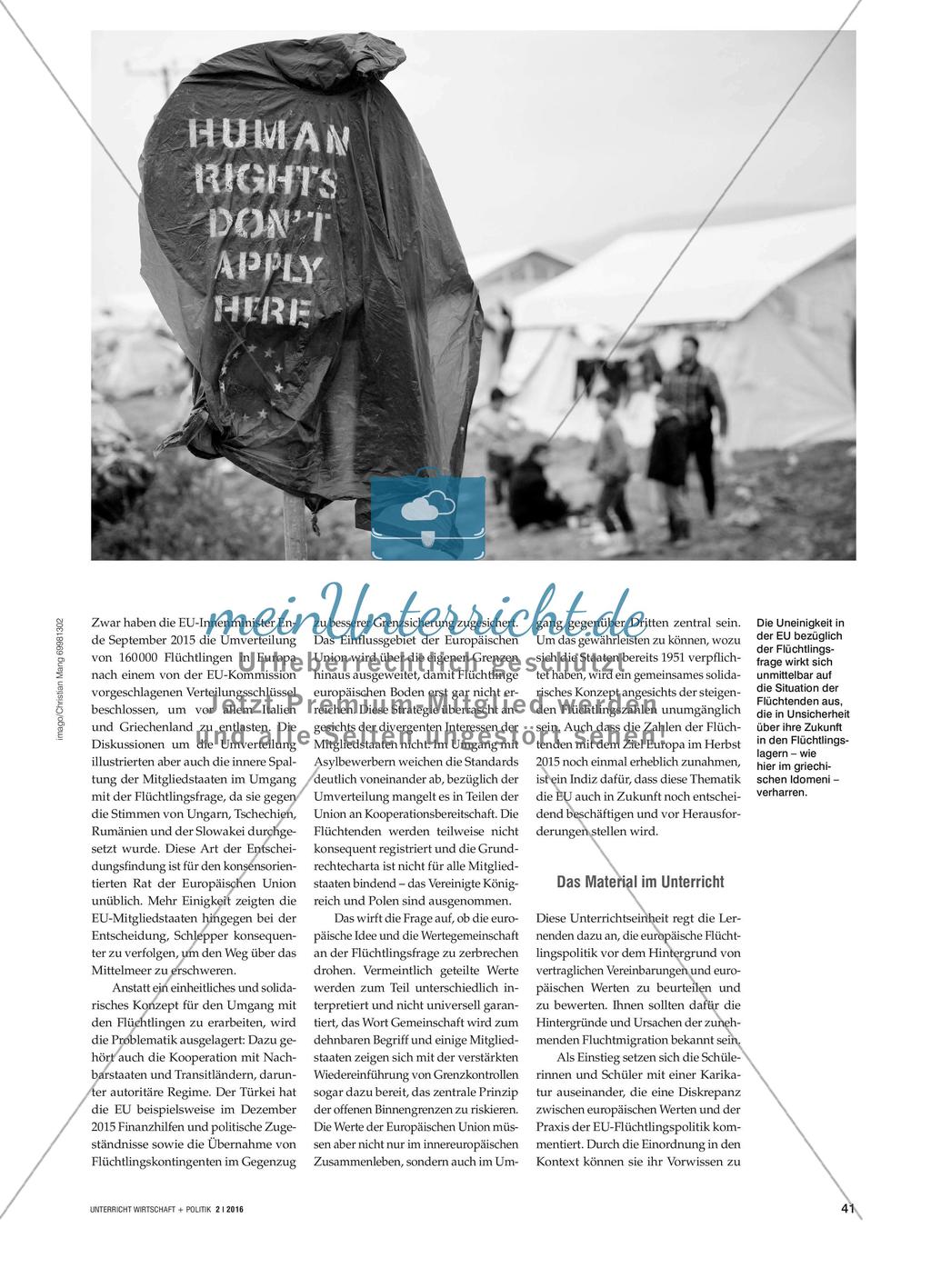 Wertegemeinschaft Europa - Zerbricht die Europäische Union an der Flüchtlingspolitik? Preview 2