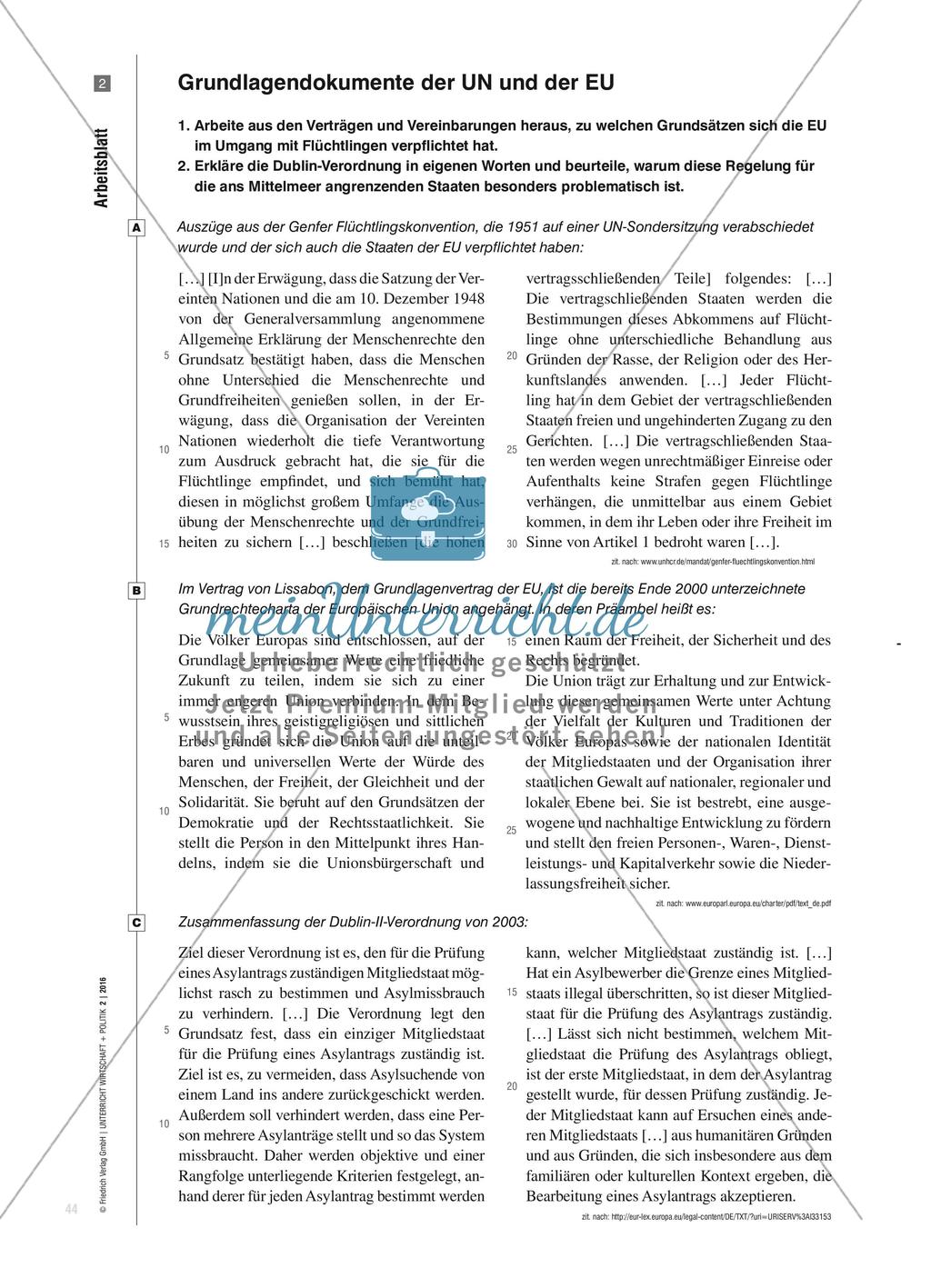 Wertegemeinschaft Europa - Zerbricht die Europäische Union an der Flüchtlingspolitik? Preview 5
