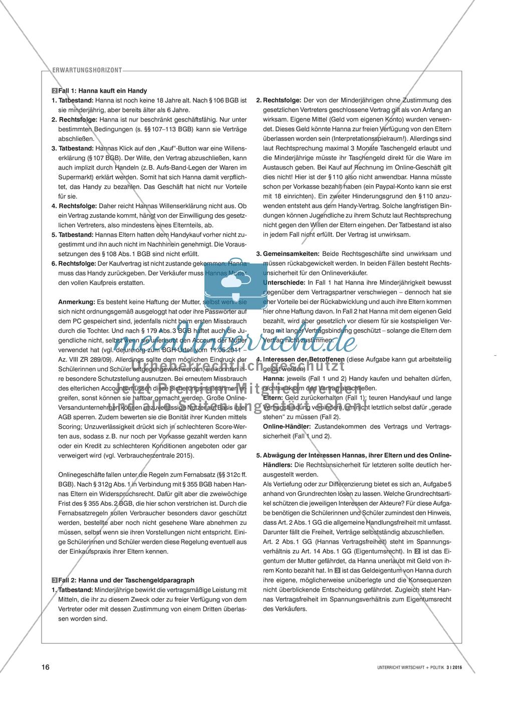 Alles, was Recht ist? - Der Rechtsschutz jugendlicher Konsumenten im Online-Zeitalter Preview 3