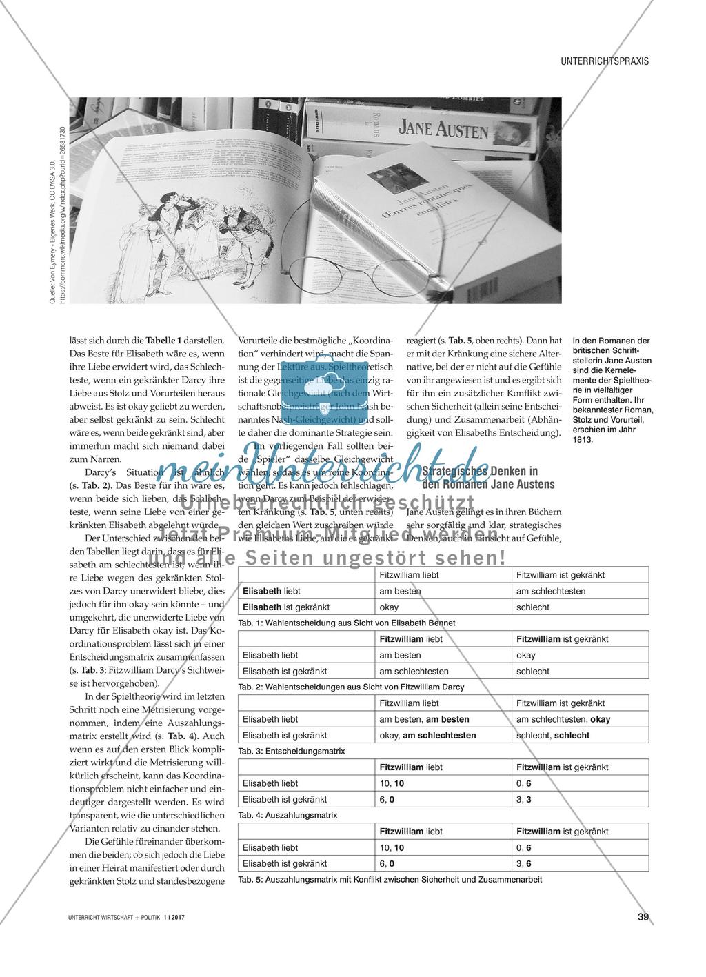 Wählen – bürgerliche Freiheit in Zeiten der Aufklärung: Koordinationsprobleme mit der Spieltheoretikerin Jane Austen lösen Preview 2
