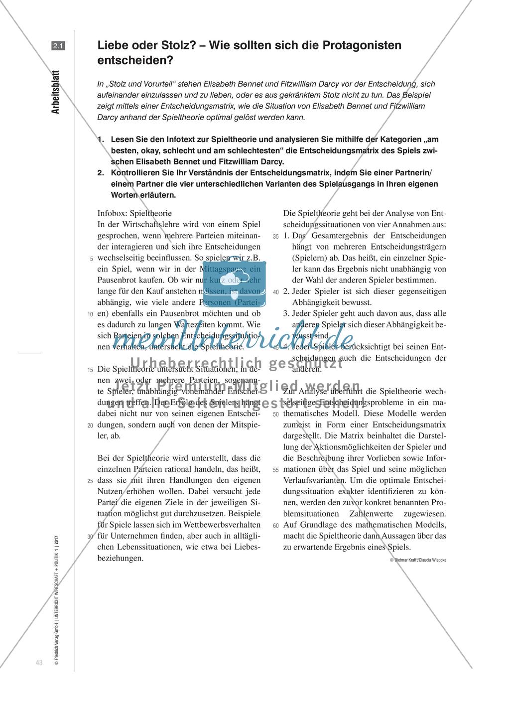 Wählen – bürgerliche Freiheit in Zeiten der Aufklärung: Koordinationsprobleme mit der Spieltheoretikerin Jane Austen lösen Preview 6