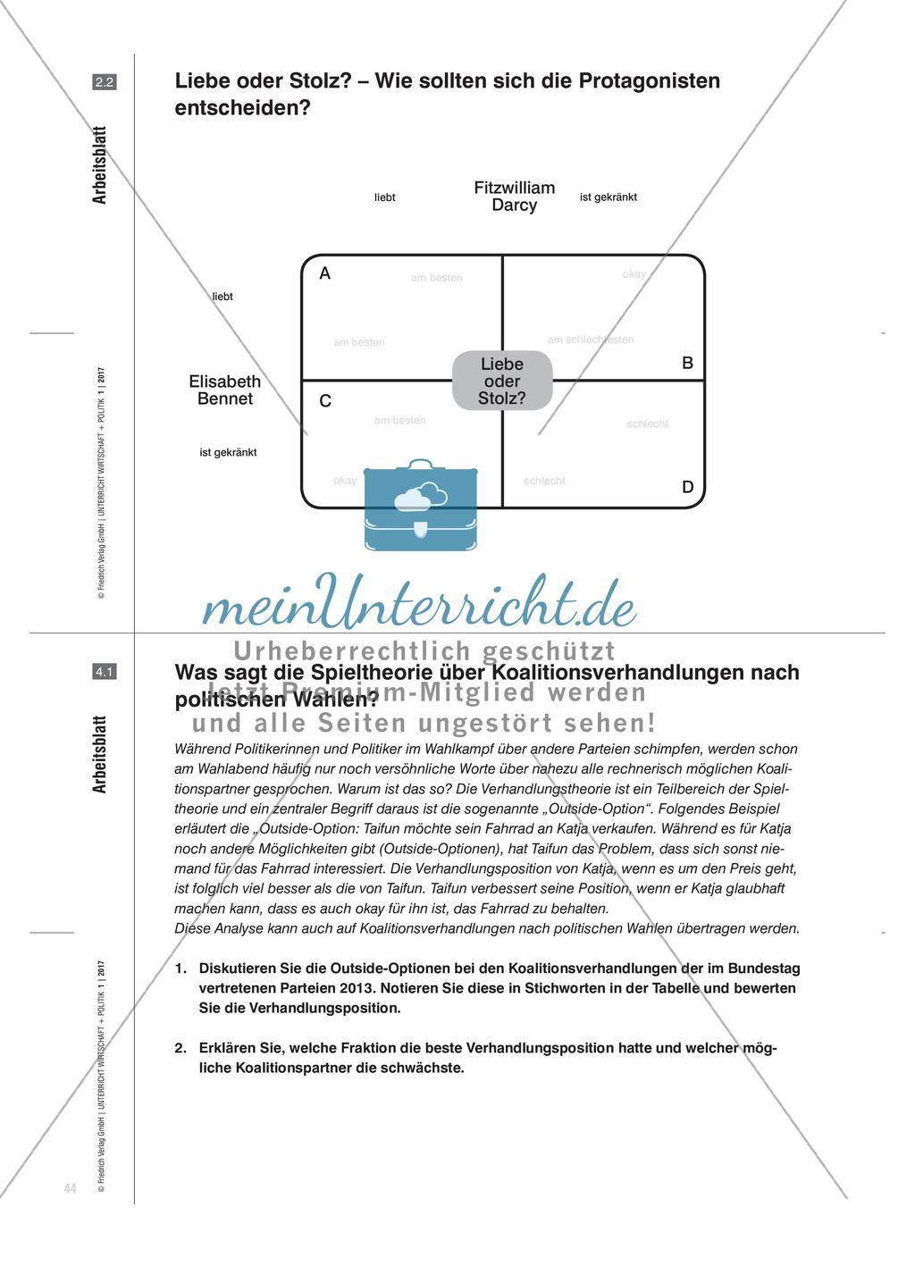 Wählen – bürgerliche Freiheit in Zeiten der Aufklärung: Koordinationsprobleme mit der Spieltheoretikerin Jane Austen lösen Preview 7