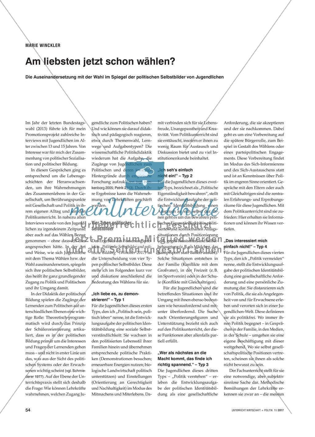Am liebsten jetzt schon wählen? Preview 1