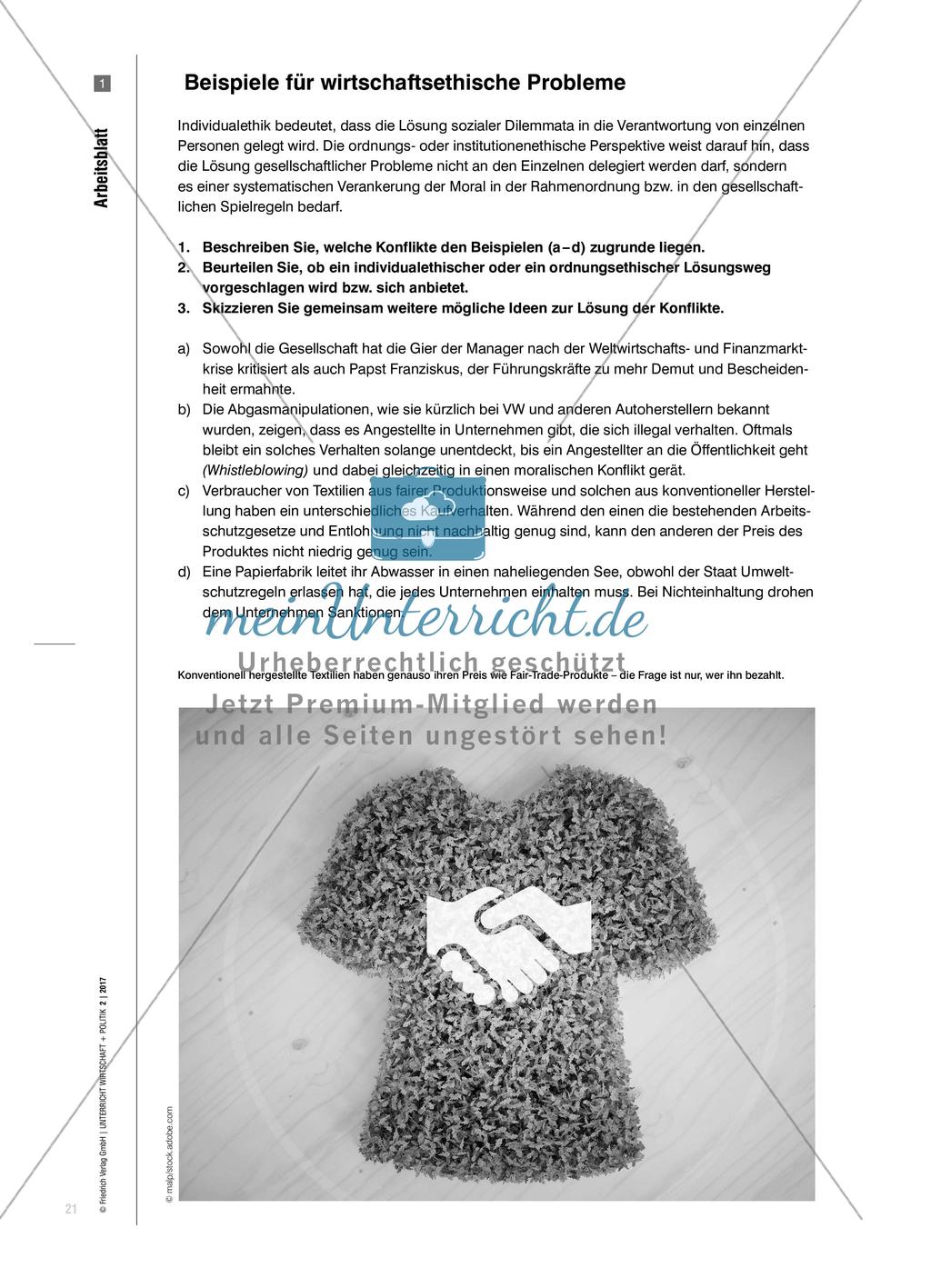 Ordnungsethik und individuelle Moral - Gesellschaftliche Probleme benötigen institutionelle Lösungen Preview 4