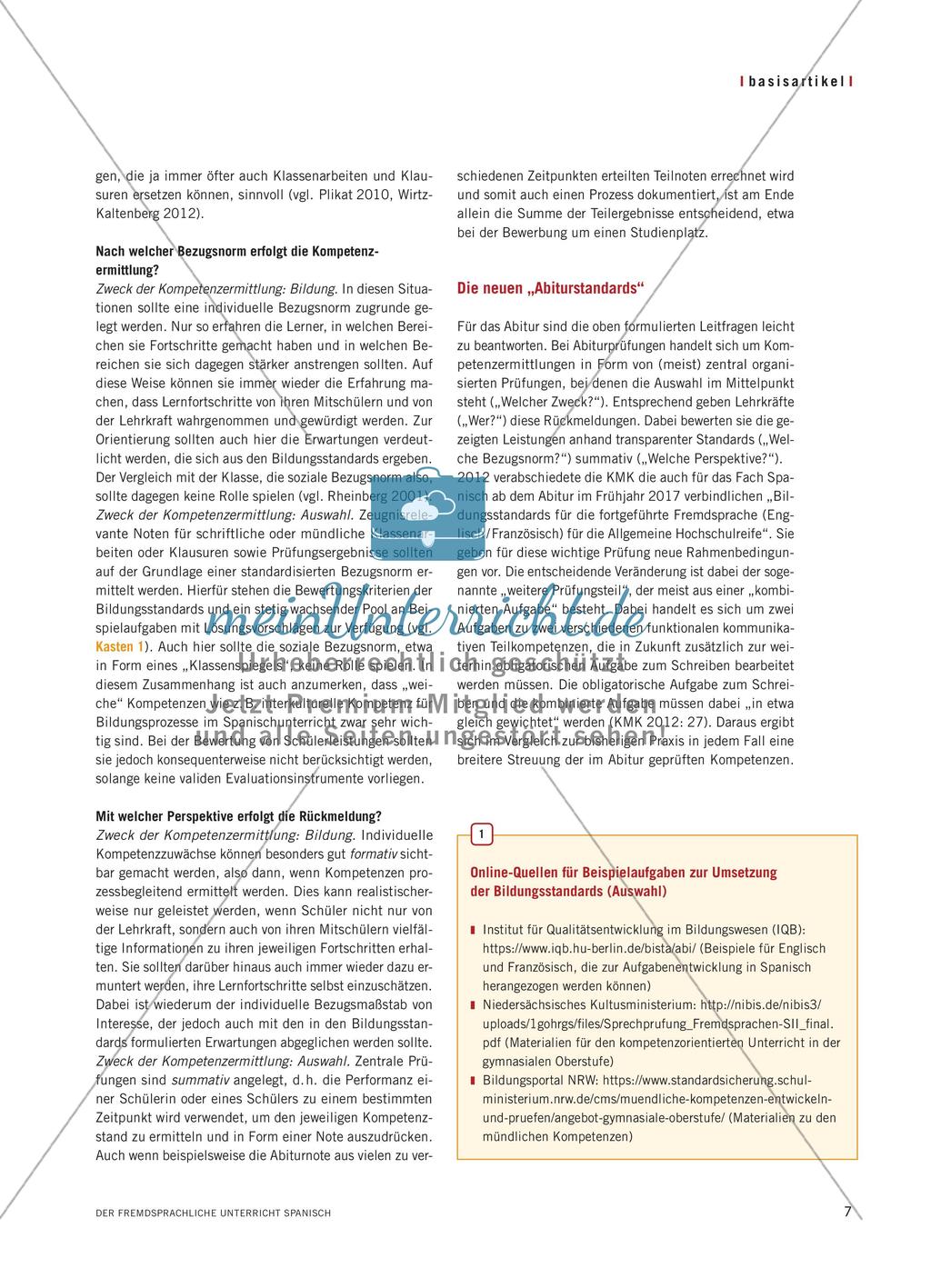 Differenzierte und individualisierte Evaluation in Zeiten standardisierter Prüfungen - Die Quadratur eines Kreises? Preview 4