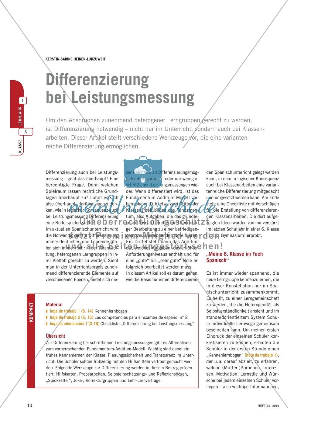 Differenzierung bei Leistungsmessung Preview 1