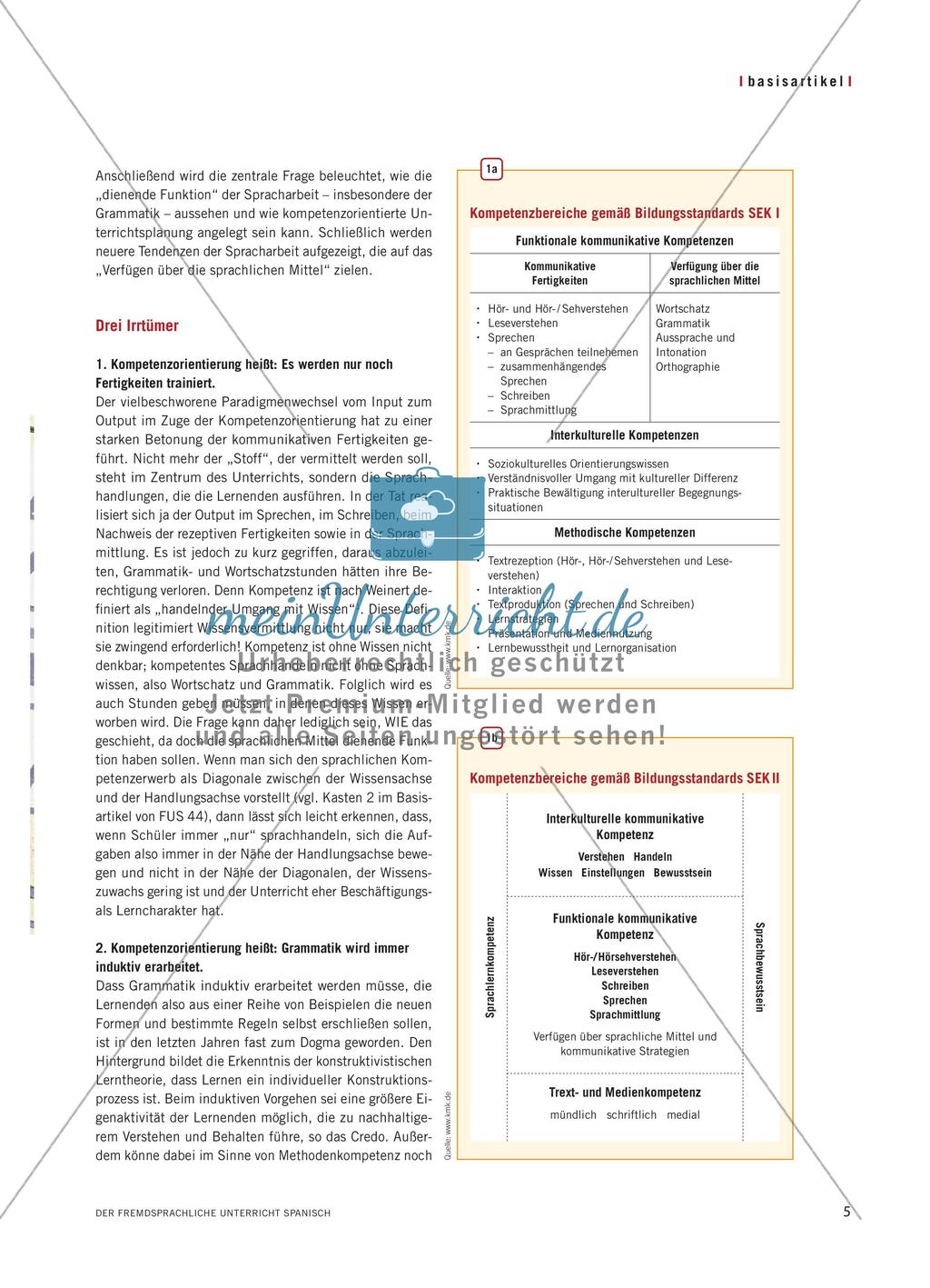 „Verfügen über die sprachlichen Mittel“ - Spracharbeit in Zeiten der Kompetenzorientierung Preview 2