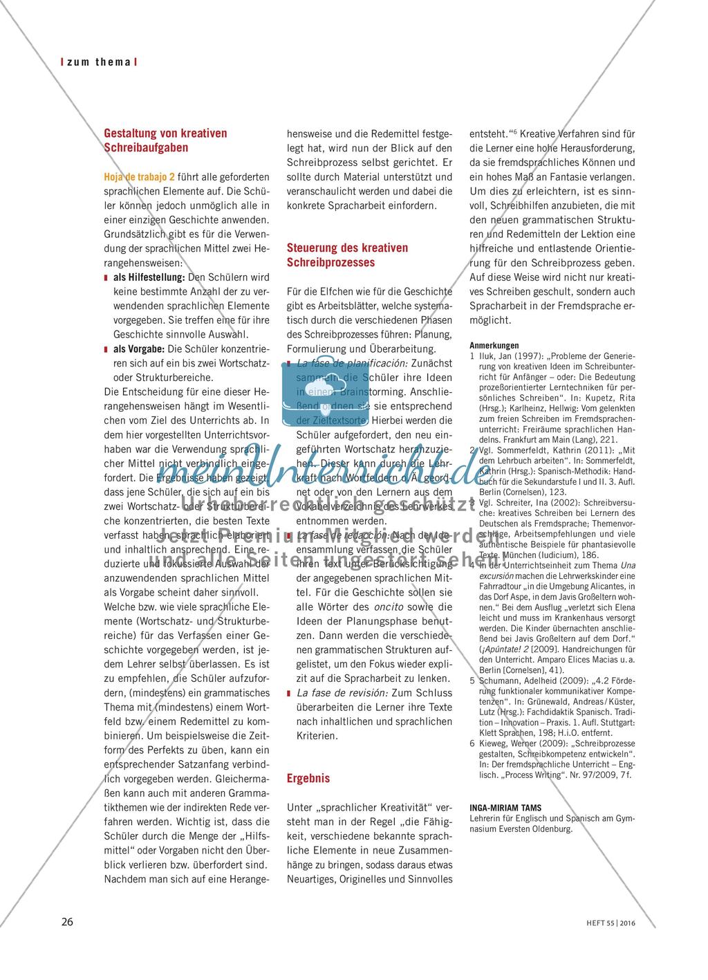Contar una historia - Spracharbeit durch kreatives Schreiben Preview 3