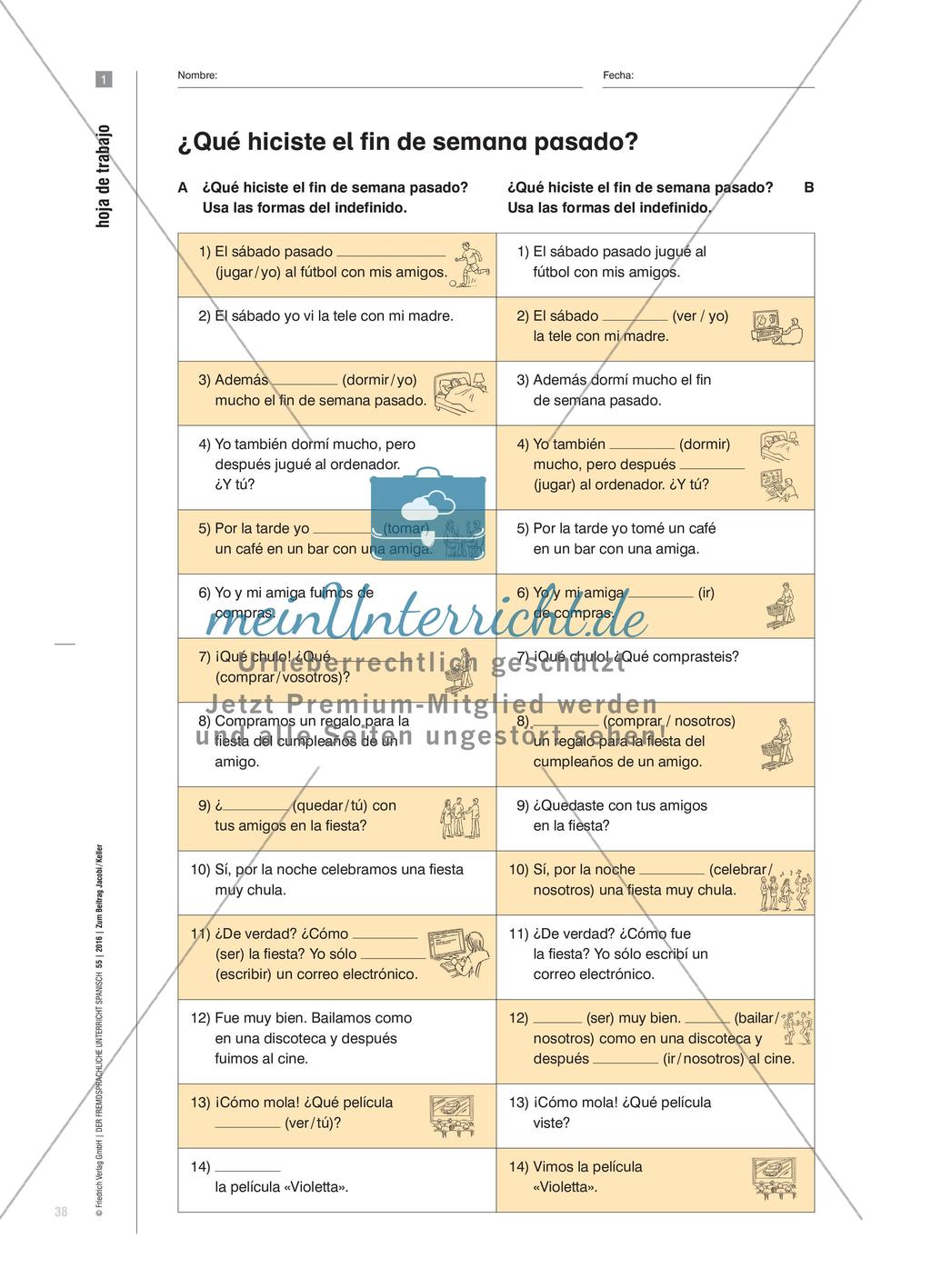 ¿Quién robó el móvil? - Differenzieren bei der Spracharbeit Preview 4