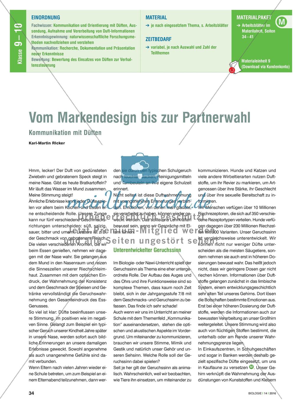 Vom Markendesign bis zur Partnerwahl - Kommunikation mit Düften Preview 1
