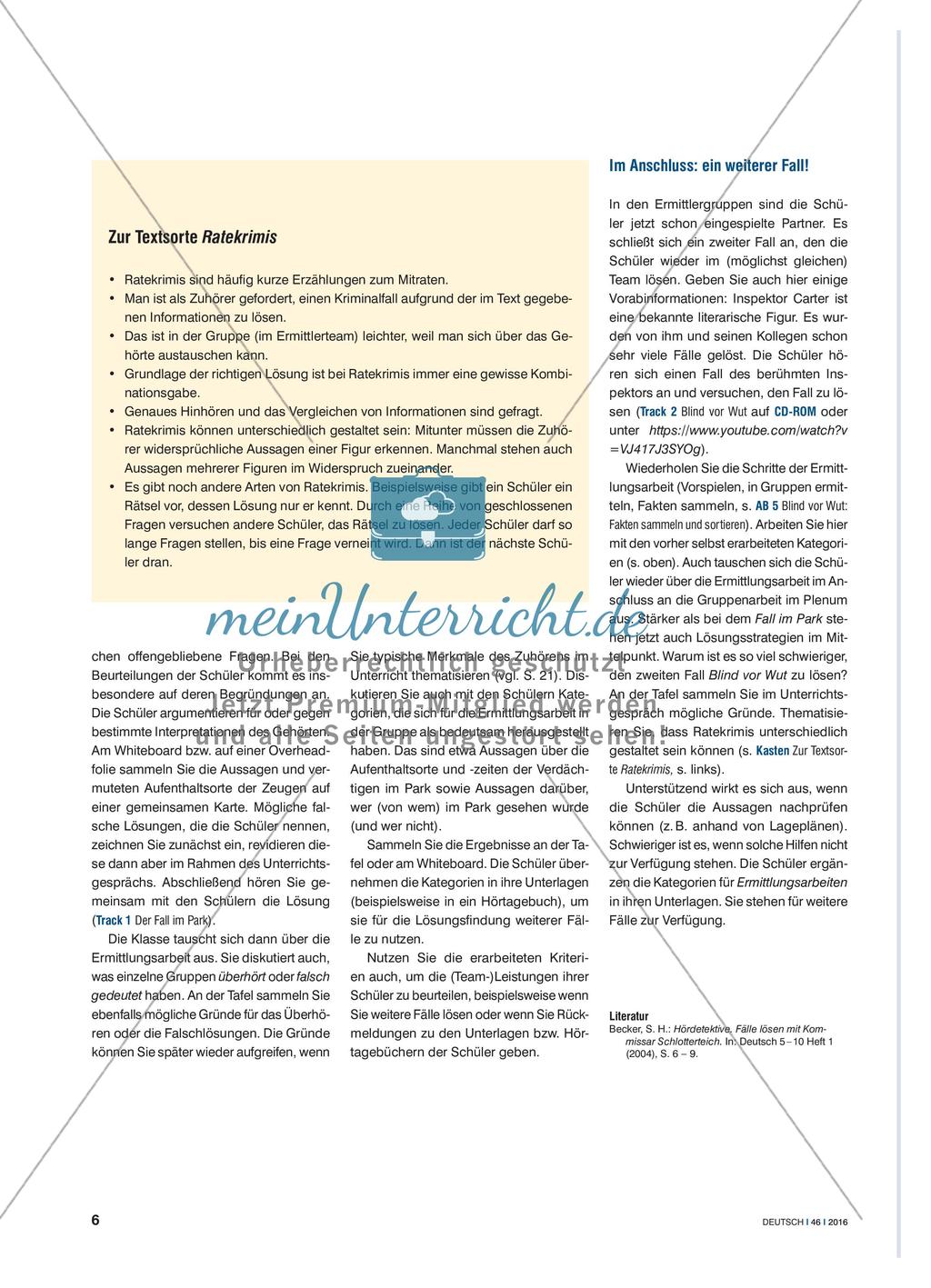 TatOhrt! - Als Hörkommissare das Hörverstehen verbessern Preview 3