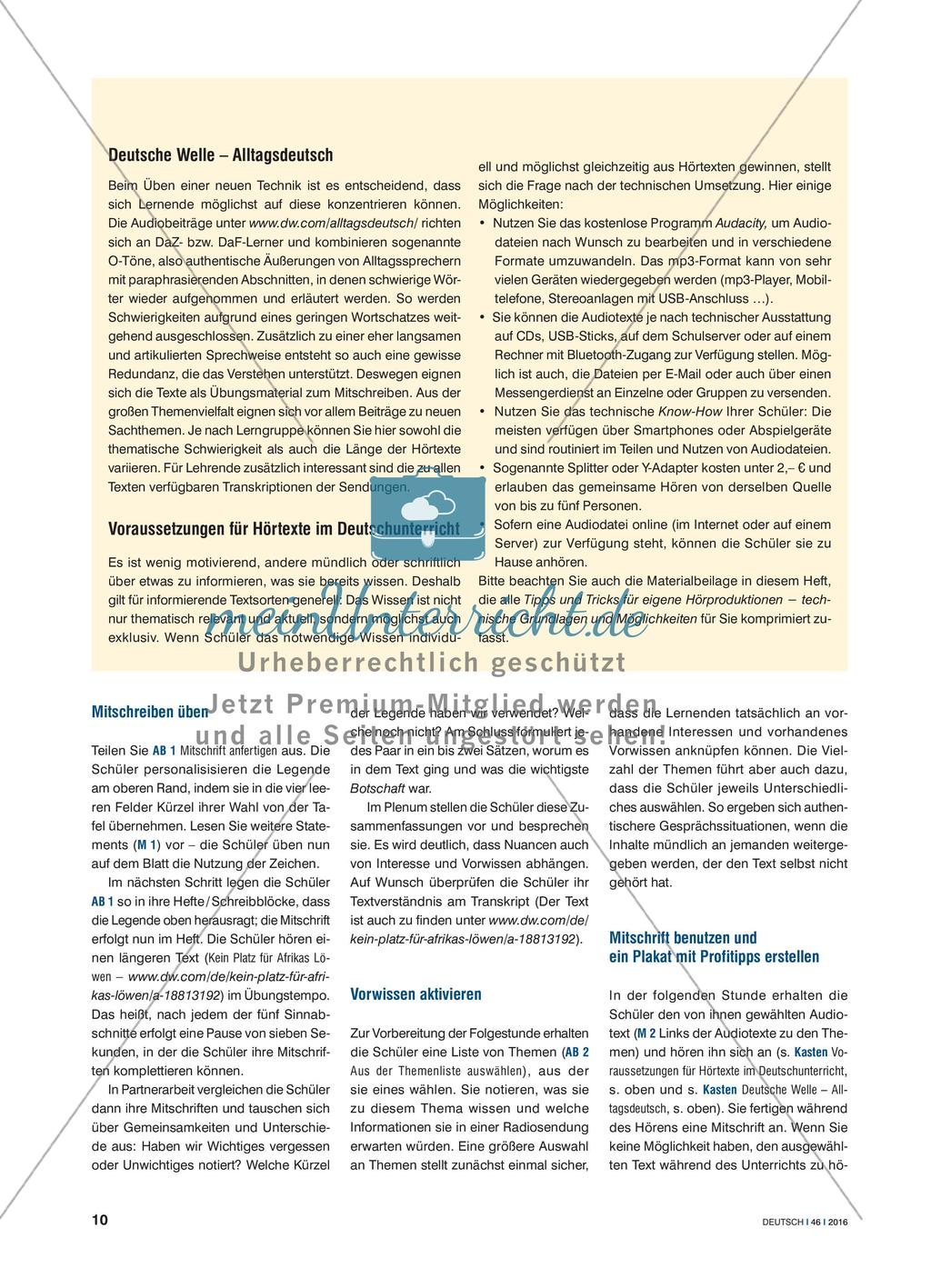 Zuhören und mitschreiben - Profitipps für Notizen erarbeiten Preview 3