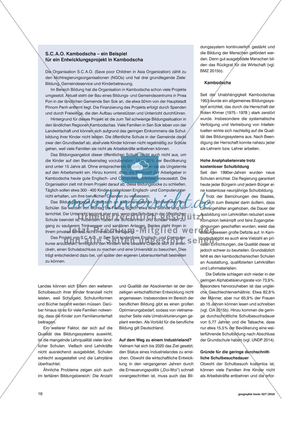 Bildung gibt Perspektiven - Entwicklungsprojekte für Kinder und Frauen Preview 3