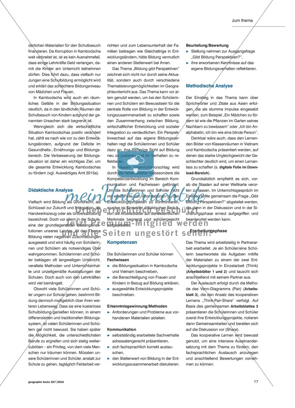 Bildung gibt Perspektiven - Entwicklungsprojekte für Kinder und Frauen Preview 4