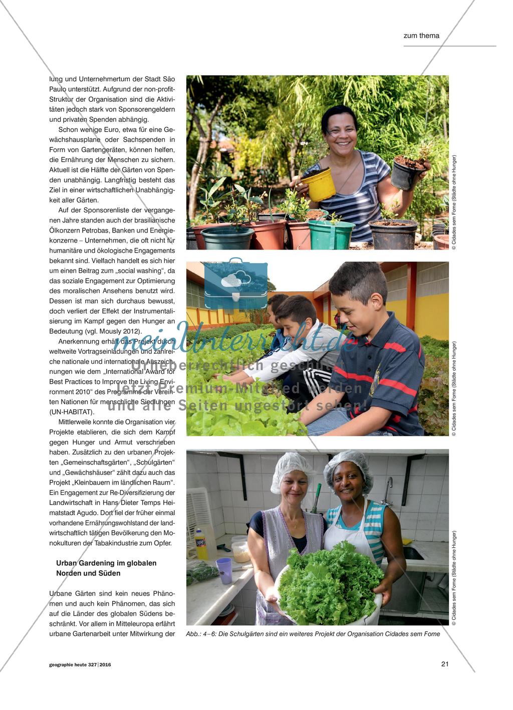 Städte ohne Hunger – nur eine Vision?: Ein Projekt zur urbanen Ernährungssicherung in São Paulo Preview 3