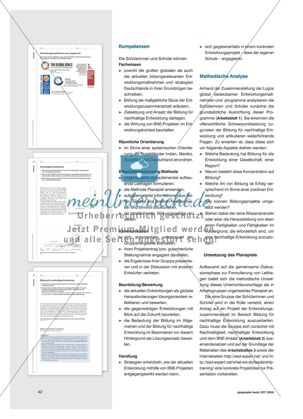 BNE in der Entwicklungszusammenarbeit - Schüler erkennen „Bildung“ als zentrale Strategie der realen Entwicklungszusammenarbeit Preview 4