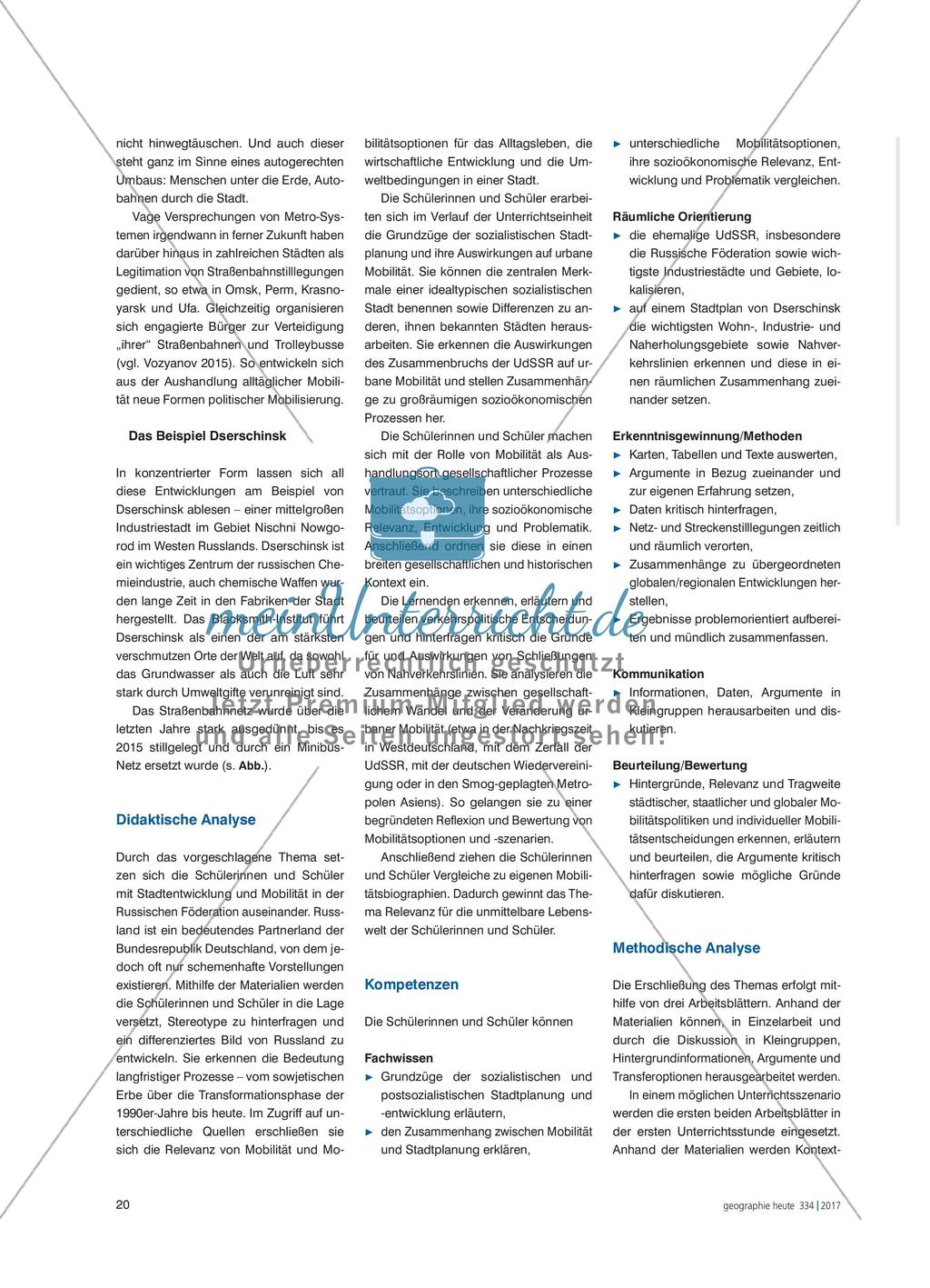ÖPNV in Gefahr - Städtische Mobilität in der Russischen Föderation Preview 3