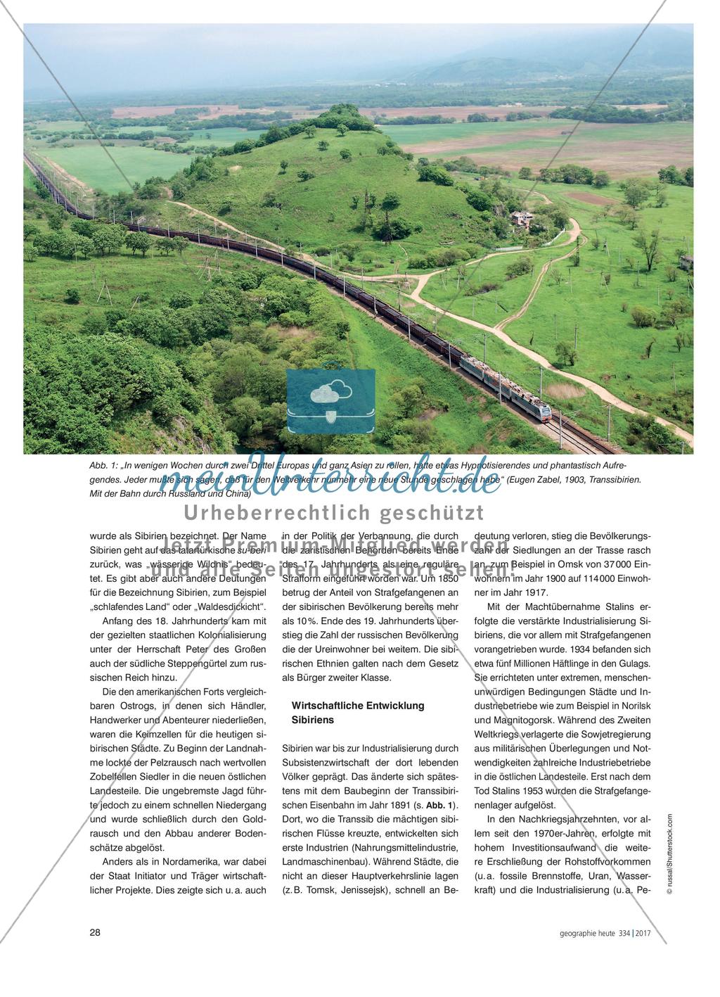 Sibirien im Netz erkunden - Digitale Medien im Geographieunterricht nutzen Preview 2