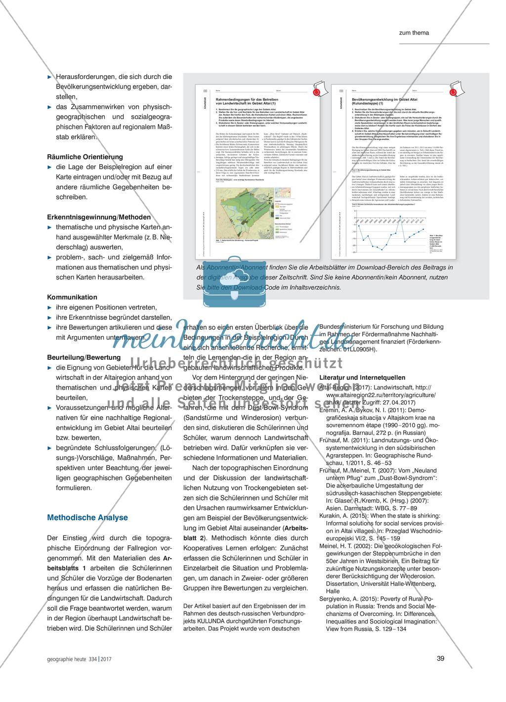 Russische Kornkammer trotz Landflucht? - Herausforderungen für Agrarsteppen in Sibirien Preview 4