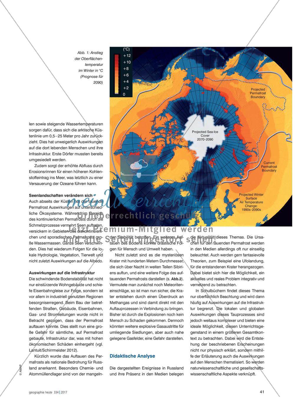 Das große Tauen hat begonnen … - Lokale und globale Auswirkungen des tauenden Permafrosts in Russland Preview 2