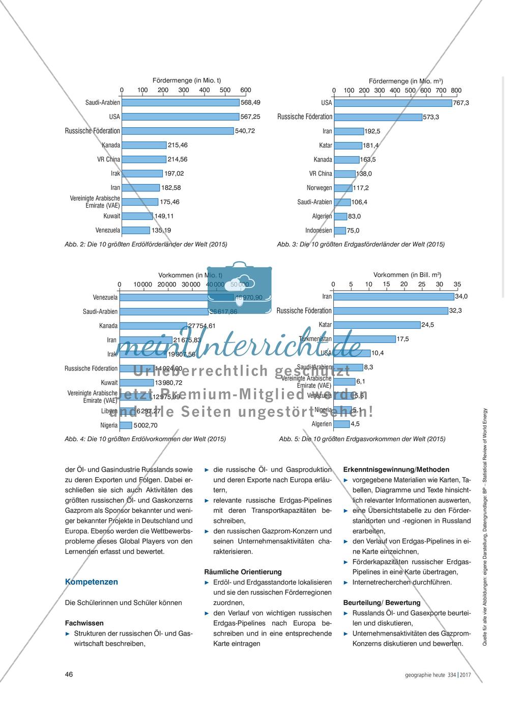 Rohstoffexportnation Russland - Einblicke in die russische Erdöl- und Erdgaswirtschaft Preview 3