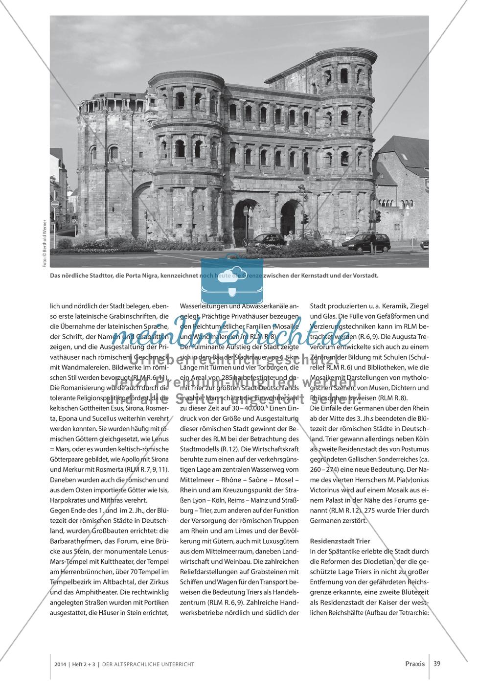 Exkursion nach Trier: Sehenswürdigkeiten der Augusta Treverorum Preview 2