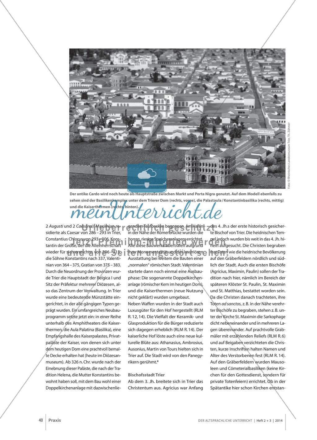 Exkursion nach Trier: Sehenswürdigkeiten der Augusta Treverorum Preview 3