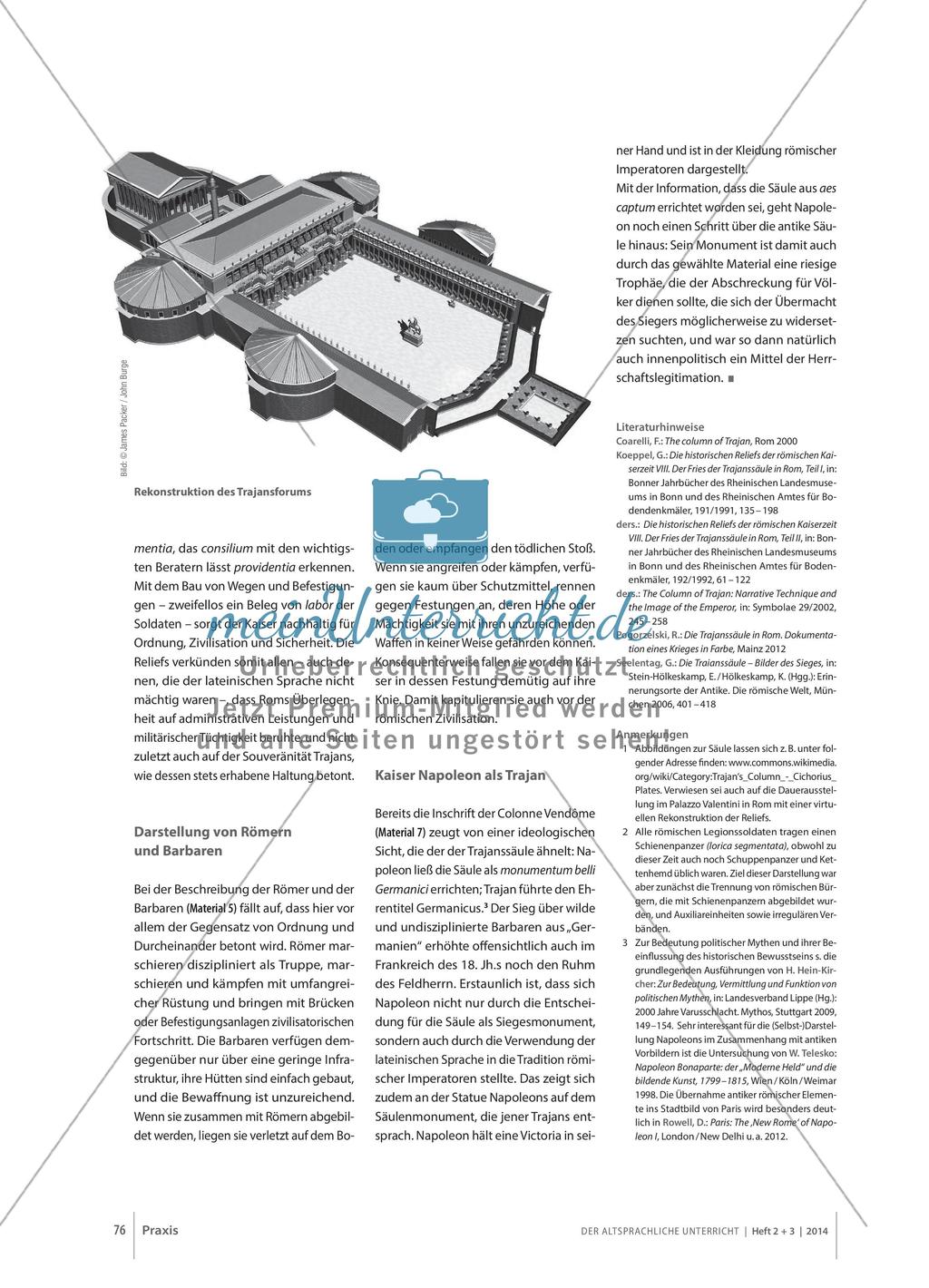 Die Trajanssäule als Propagandainstrument Preview 2
