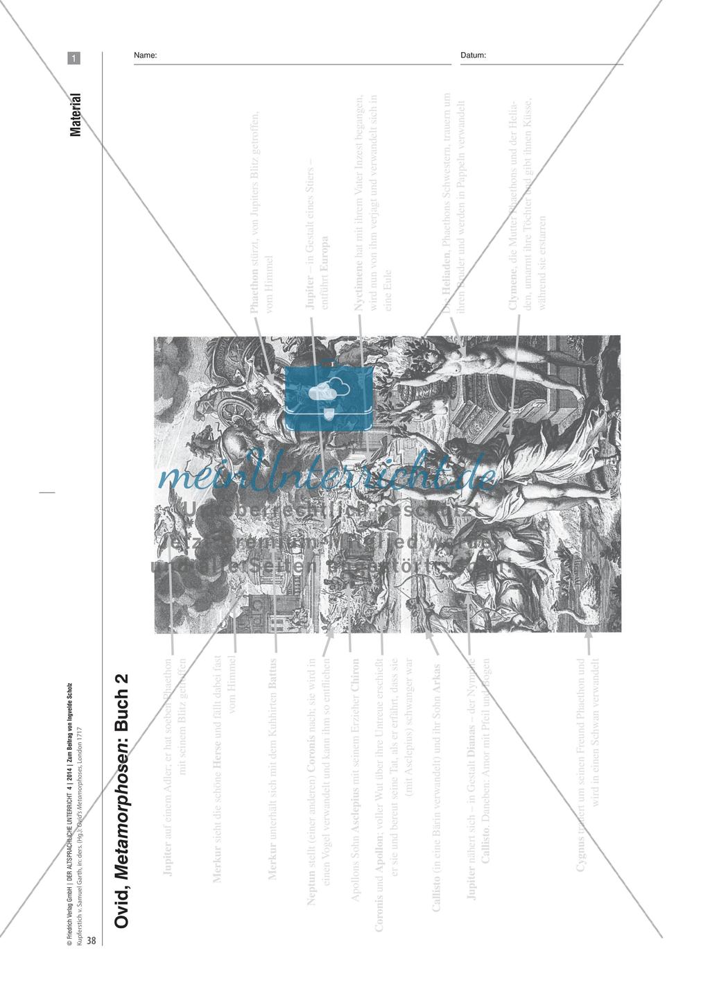 Hausaufgaben in der Lektürephase: Ovids Metamorphosen Preview 5