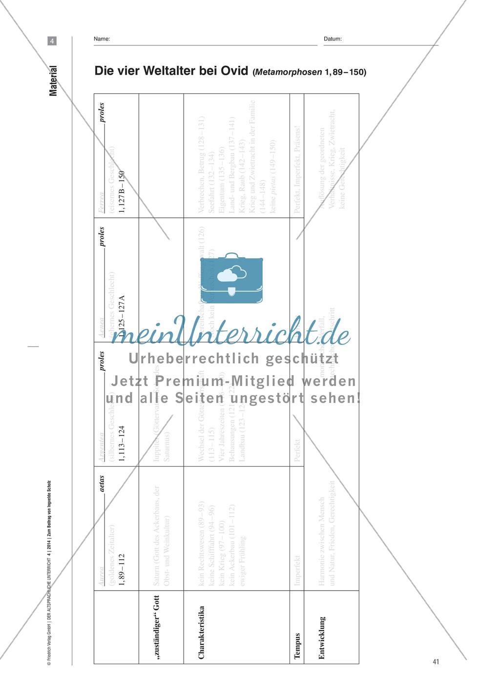 Hausaufgaben in der Lektürephase: Ovids Metamorphosen Preview 8