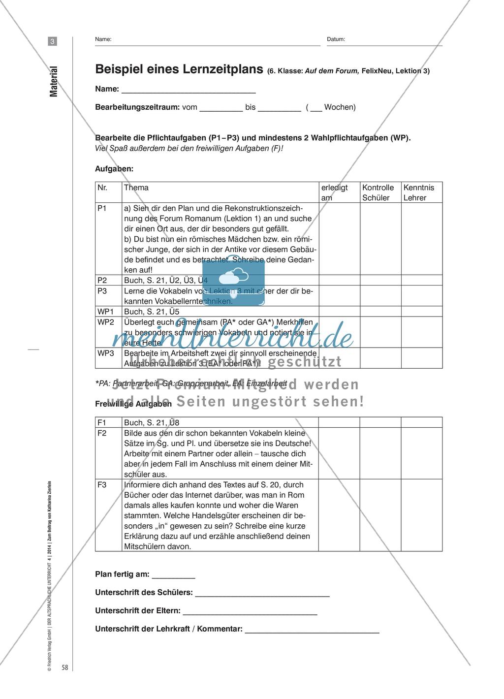 Latein ohne Hausaufgaben: Der Alltag des Spracherwerbs an einer Ganztagsschule Preview 8
