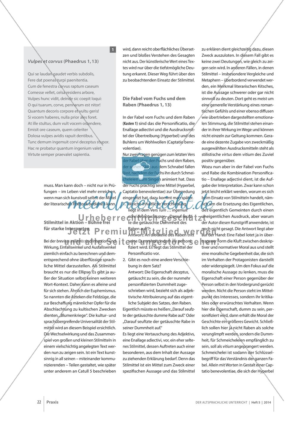 Textinterpretation: Stilmittel Preview 3