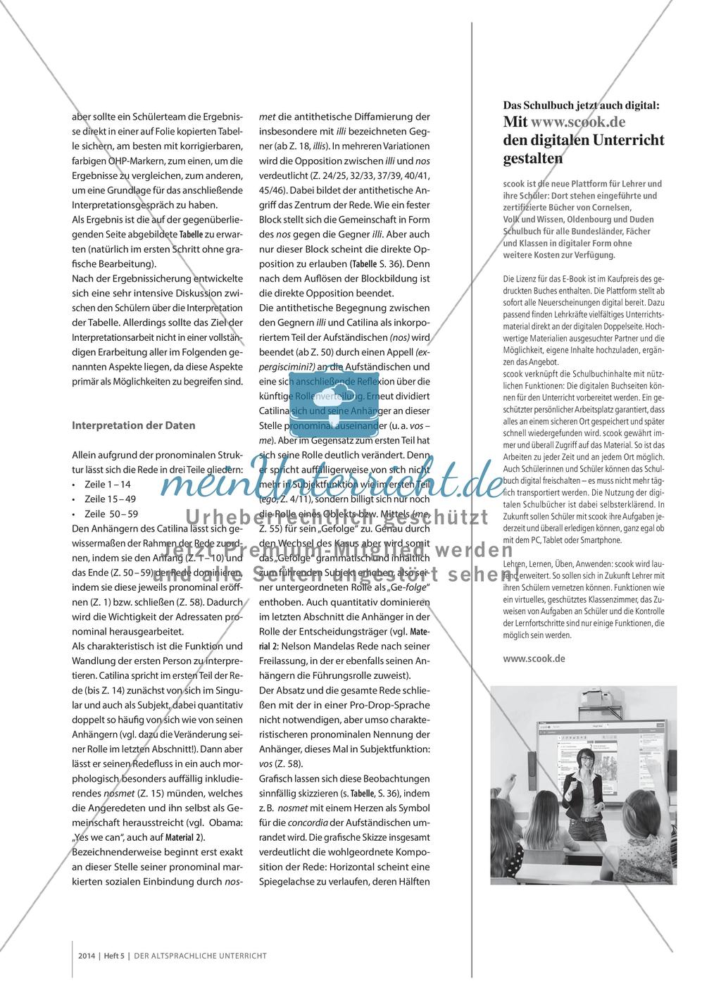 Textinterpretation: Rede Catilinas in Sallusts Catilinae Coniuratio Preview 4