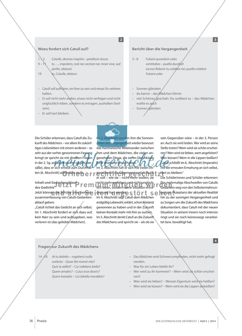 Erschließung und Interpretation eines Catull-Gedichts Preview 3