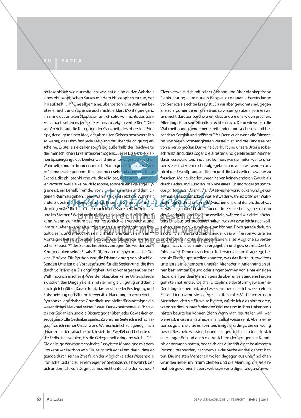 Essay und Epoché: ein Versuch über skeptische Distanz Preview 2