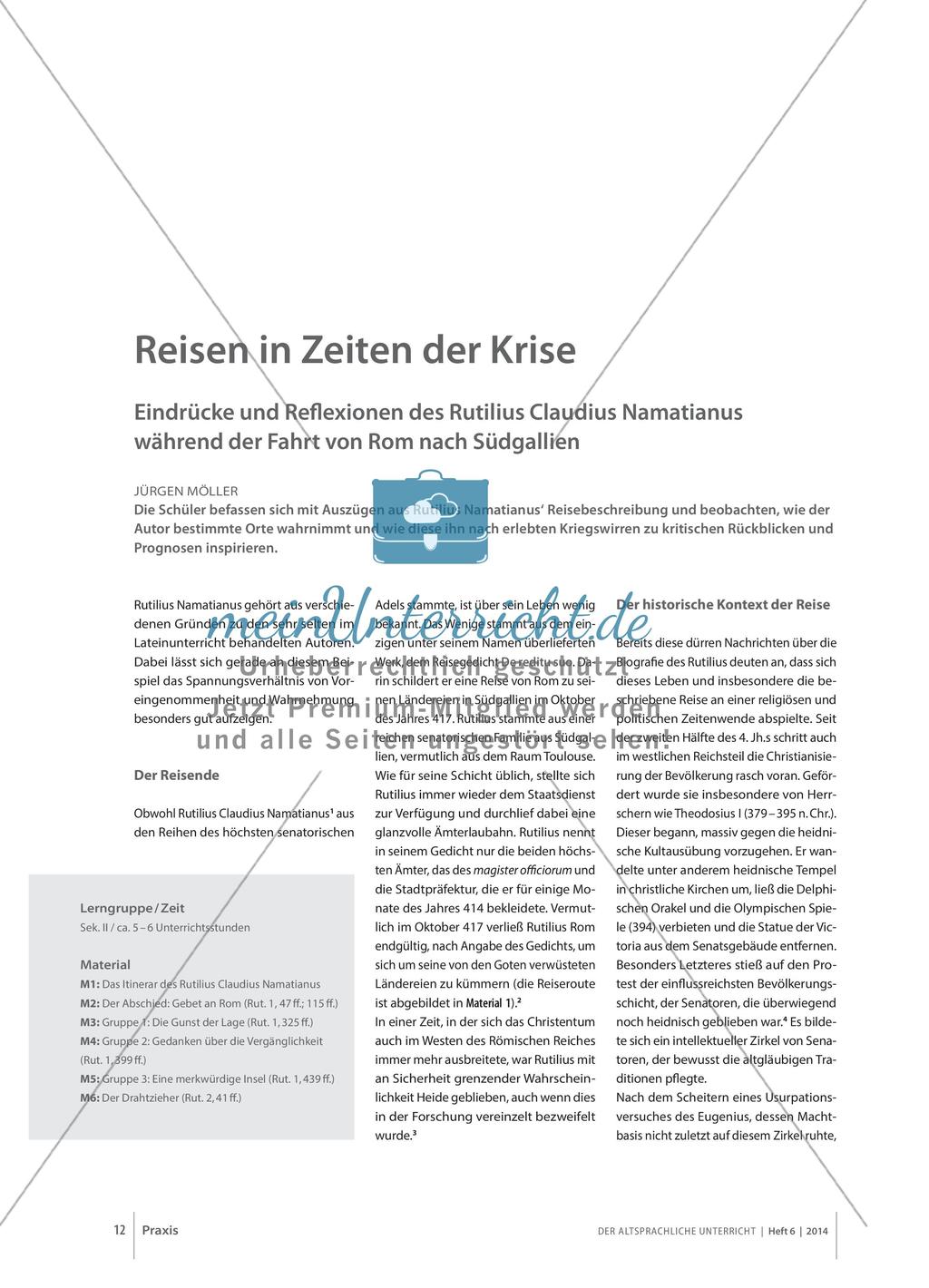 Reisen in Zeiten der Krise Preview 1