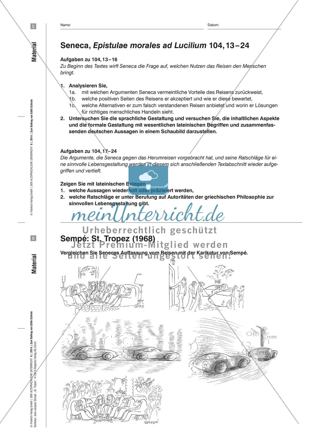 animum debes mutare, non caelum - Seneca und der Reisetourismus in Rom Preview 10
