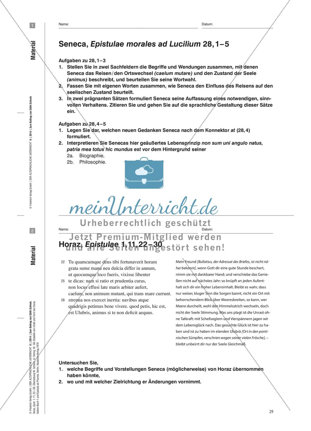 animum debes mutare, non caelum - Seneca und der Reisetourismus in Rom Preview 8