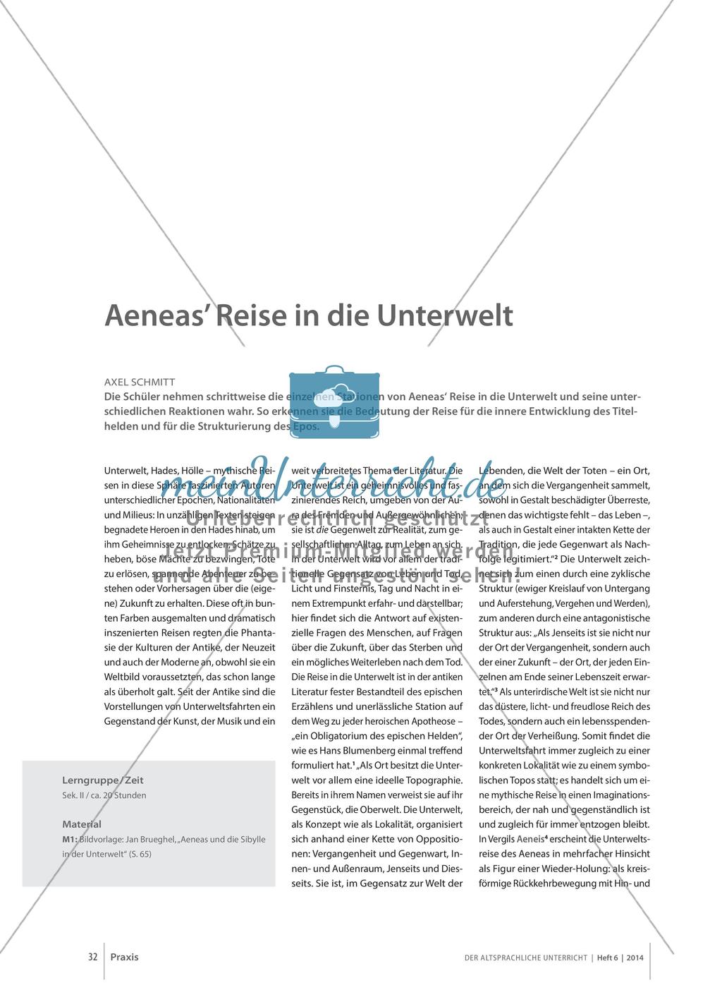 Aeneas’ Reise in die Unterwelt Preview 1