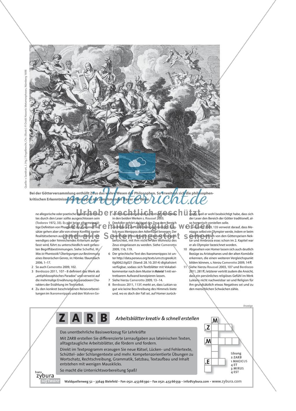 Sonne, Mond und Götter – der Ikaromenippos des Lukian Preview 6