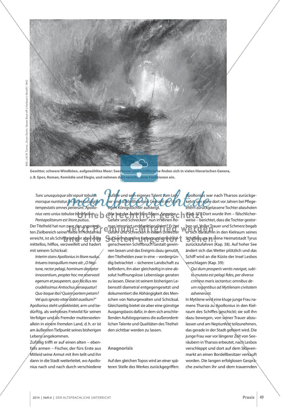 Seereisen – Gefahr und Schreckbild: Beobachtungen zu einem Topos in der antiken Literatur Preview 2