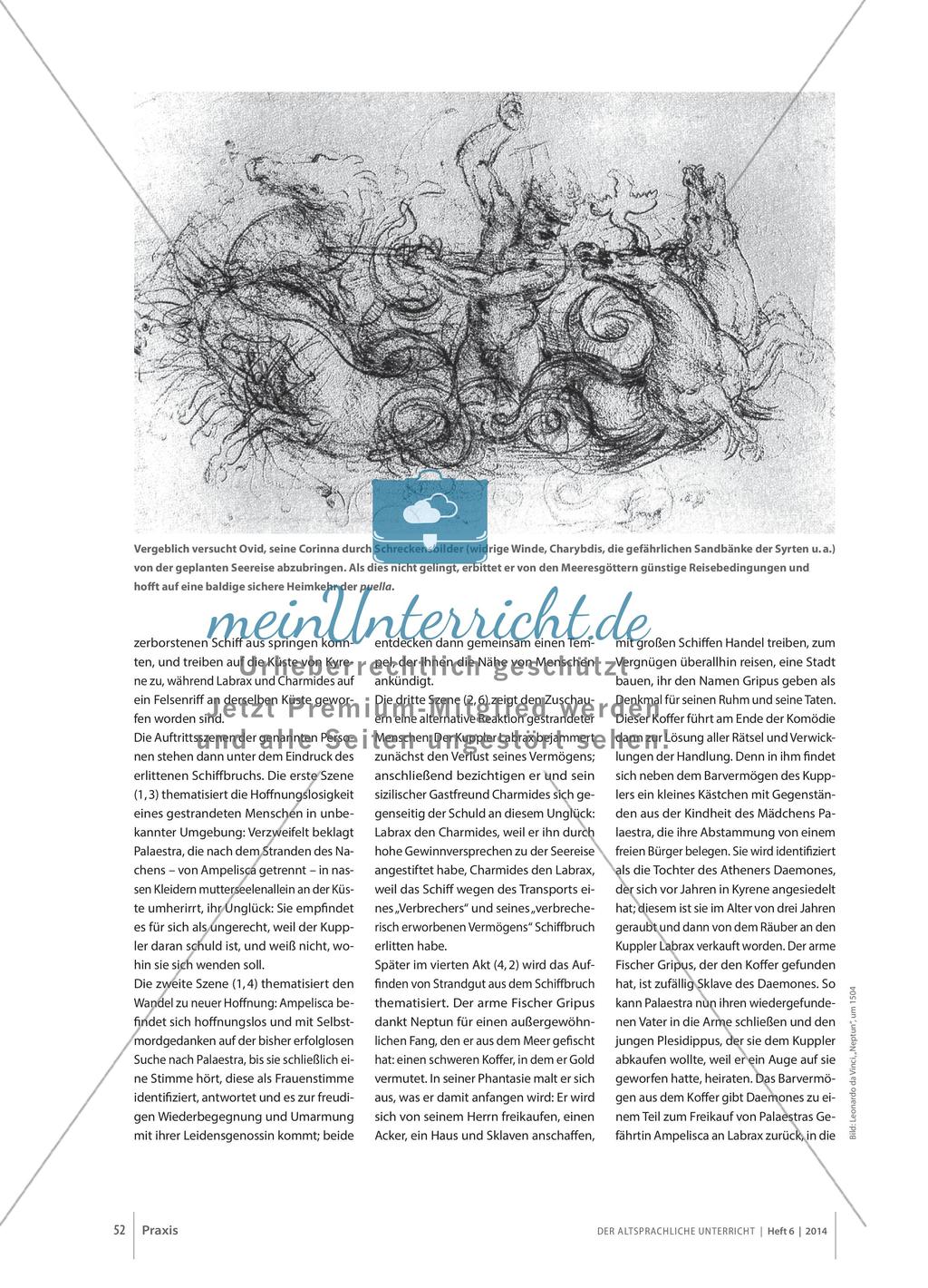 Seereisen – Gefahr und Schreckbild: Beobachtungen zu einem Topos in der antiken Literatur Preview 5