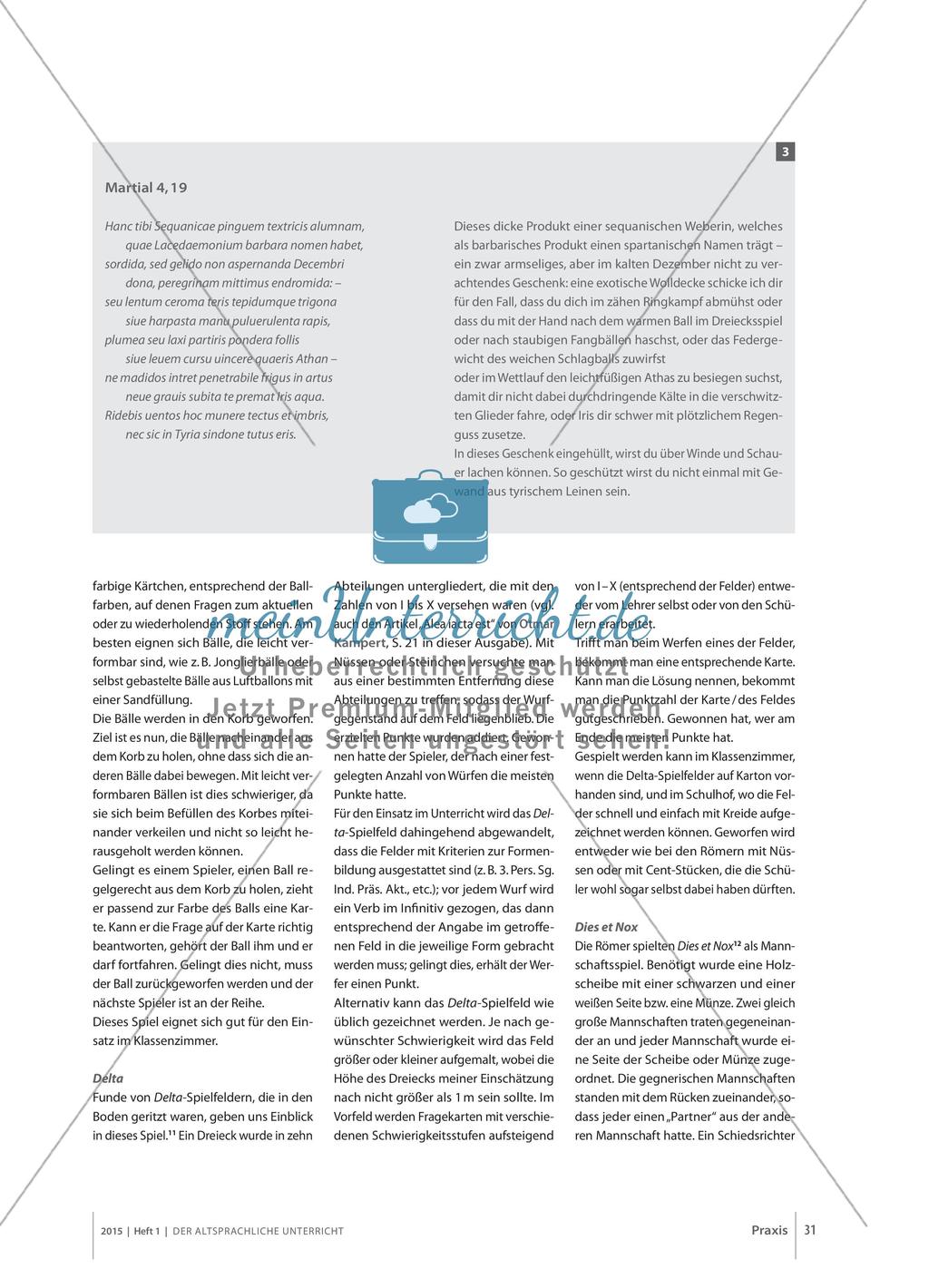 Antike Spiele im Lateinunterricht Preview 4