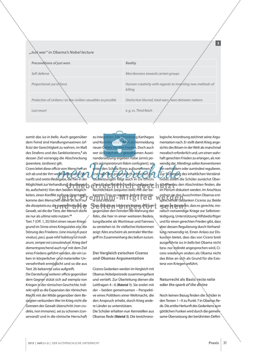 Die Auseinandersetzung mit dem „gerechten Krieg“ bei Cicero und Obama Preview 4
