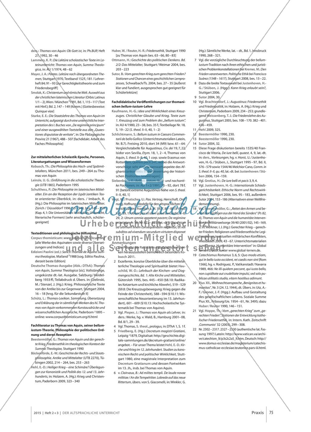 Thomas von Aquin zum bellum iustum Preview 6