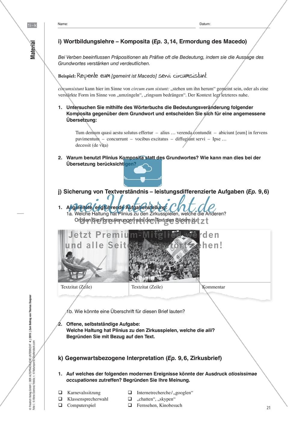 Plinius’ Haltung zur Welt und zu den Mitmenschen Preview 12