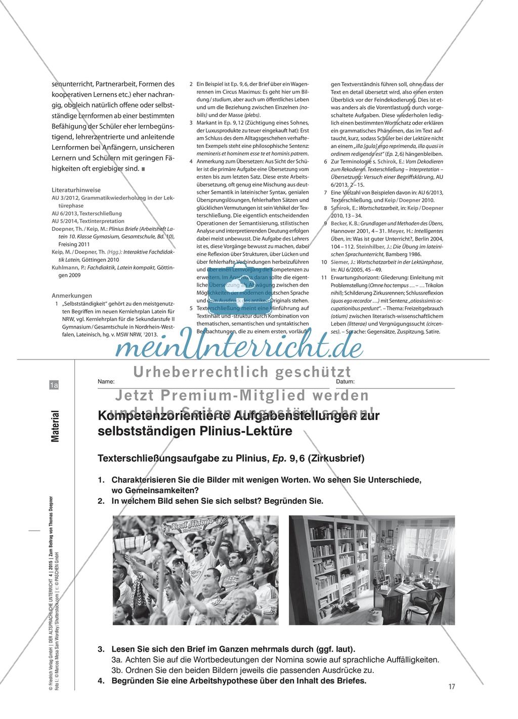 Plinius’ Haltung zur Welt und zu den Mitmenschen Preview 8