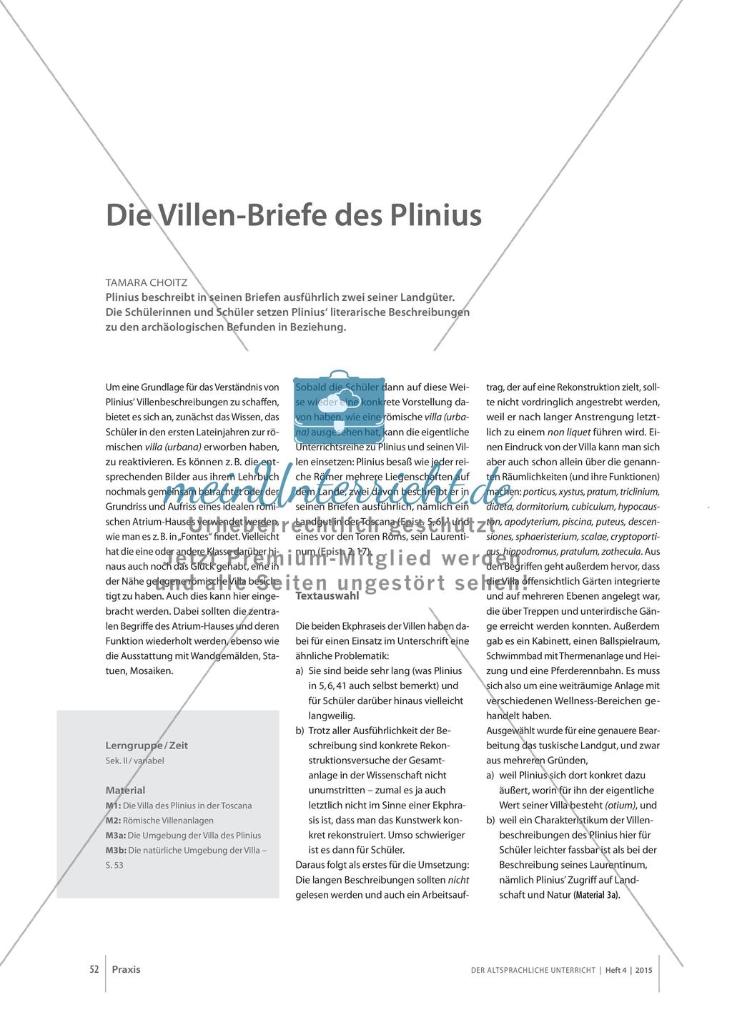 Die Villen-Briefe des Plinius Preview 1