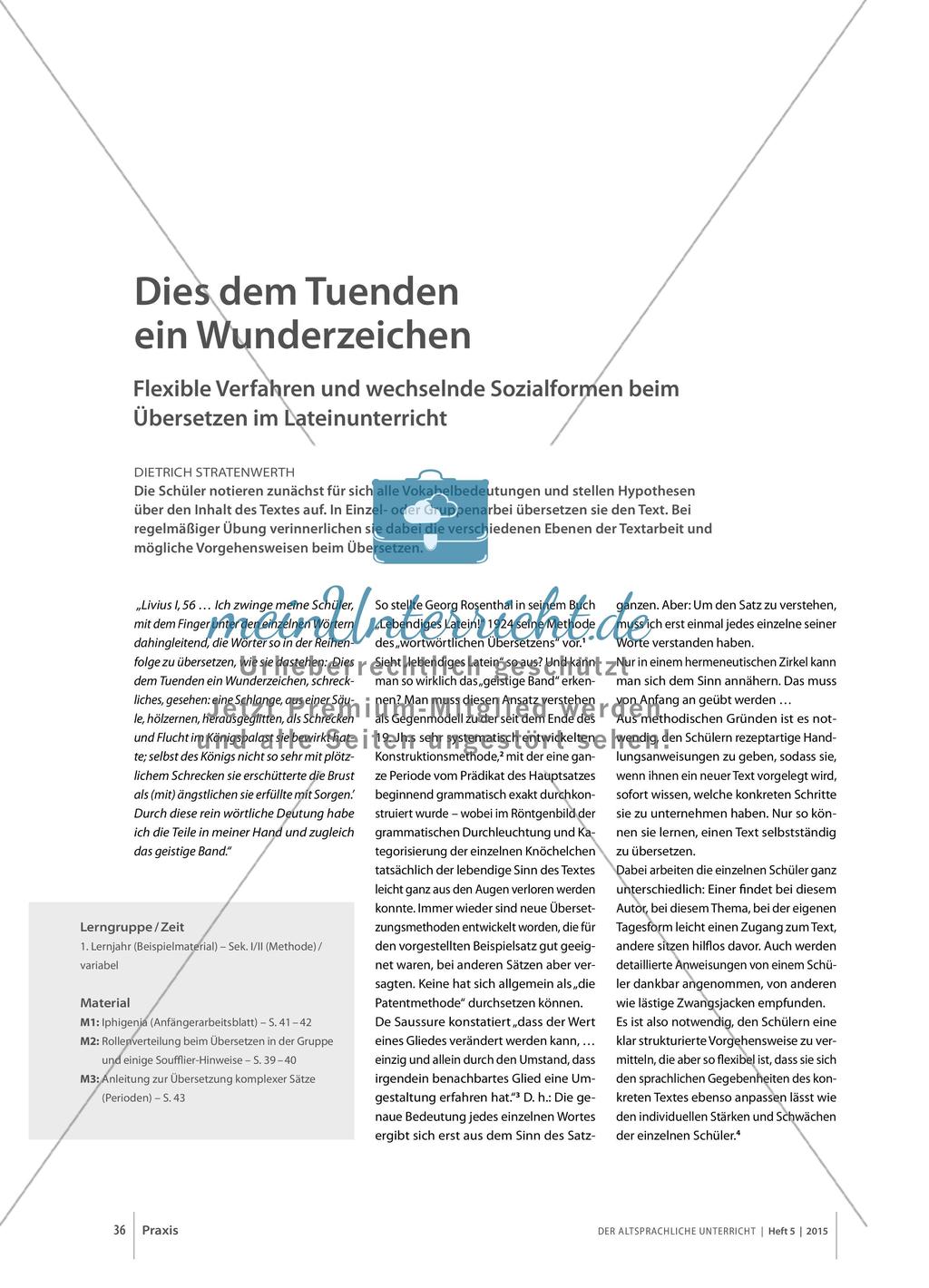 Übersetzen: Flexible Verfahren und wechselnde Sozialformen Preview 1